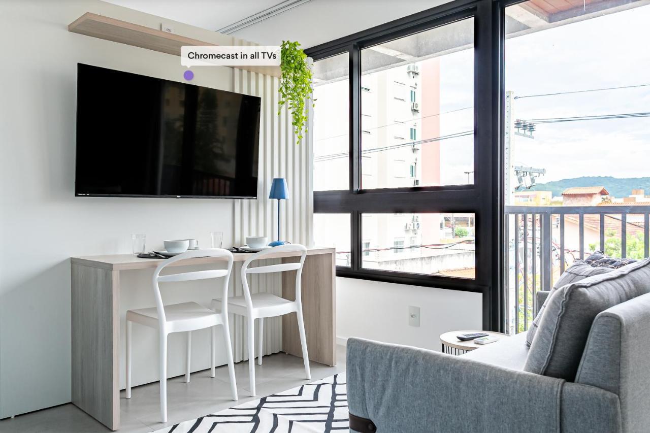 Studio Moderno Com Vaga, Proximo A Lagoa Da Conceicao - Trindade Appartement Florianópolis Buitenkant foto